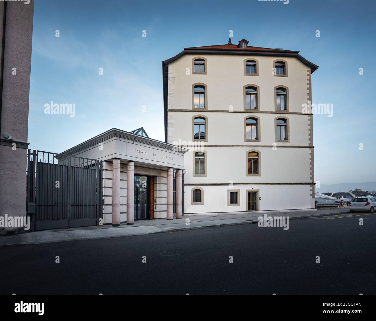Palazzo di Giustizia Courhouse - Ginevra, Svizzera Foto Stock