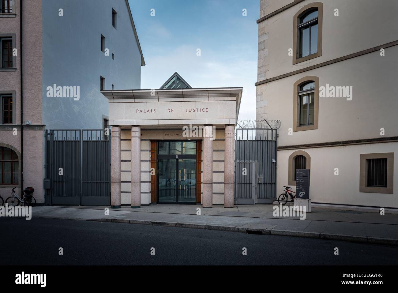 Palazzo di Giustizia Courhouse - Ginevra, Svizzera Foto Stock