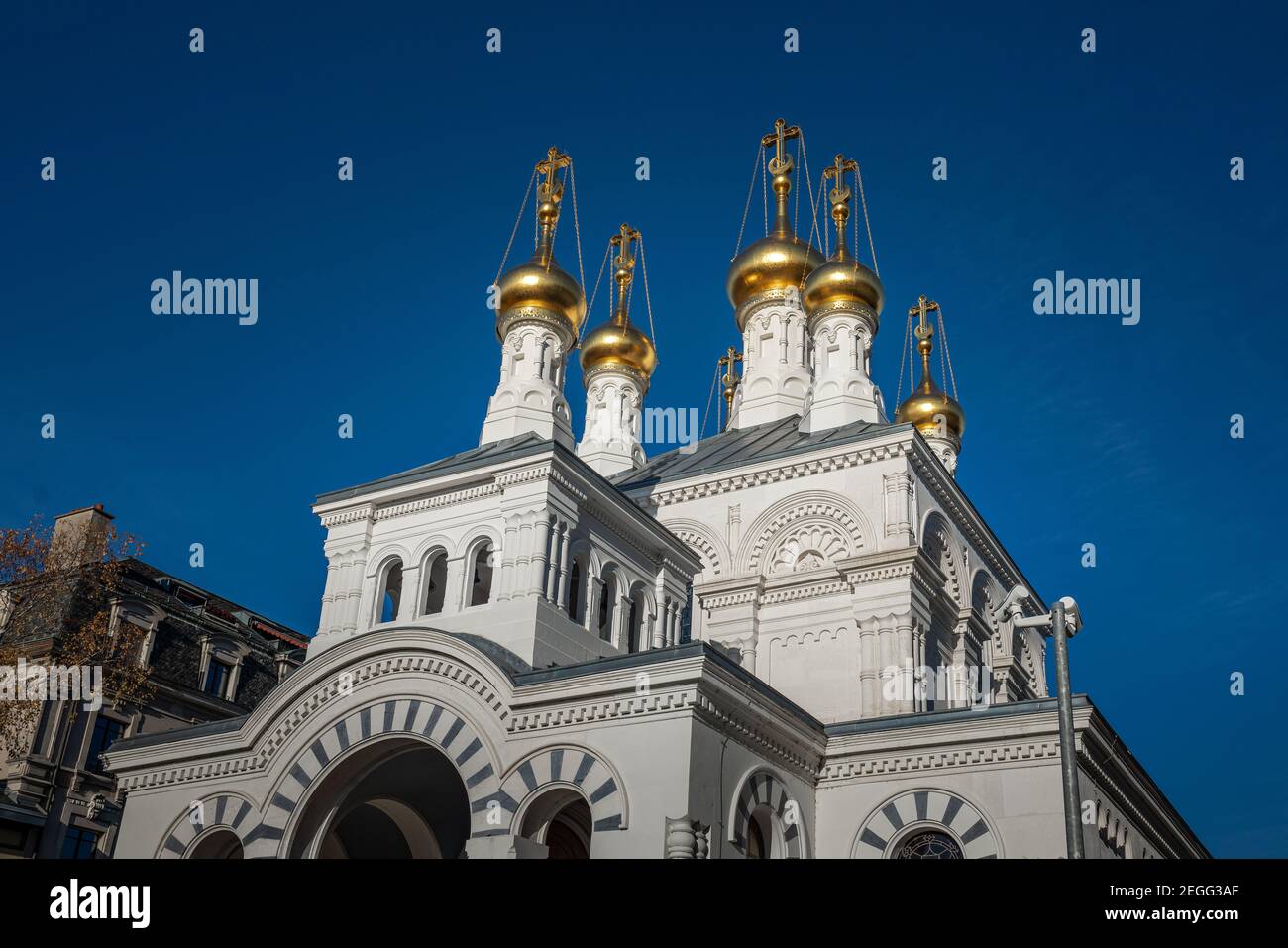 Chiesa ortodossa russa - Ginevra, Svizzera Foto Stock