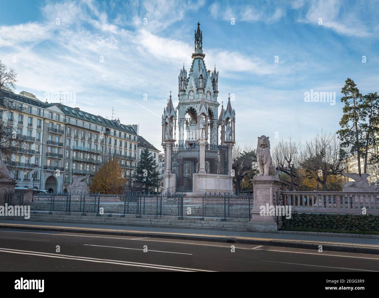 Brunswick Monument Mausoleo - Ginevra, Svizzera Foto Stock