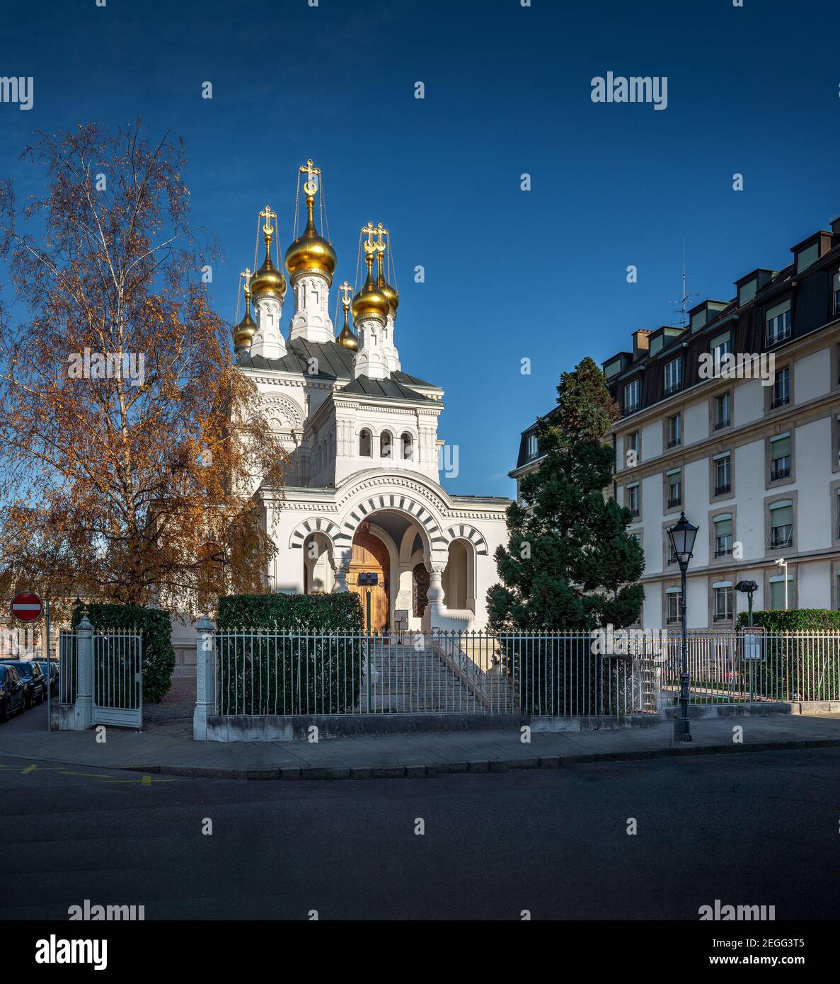 Chiesa ortodossa russa - Ginevra, Svizzera Foto Stock