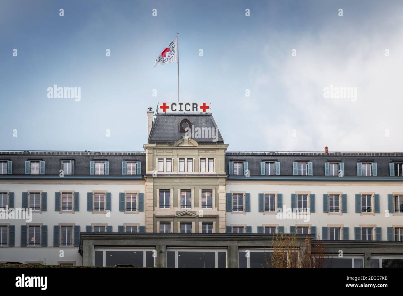 Comitato Internazionale della Croce Rossa - Ginevra, Svizzera Foto Stock