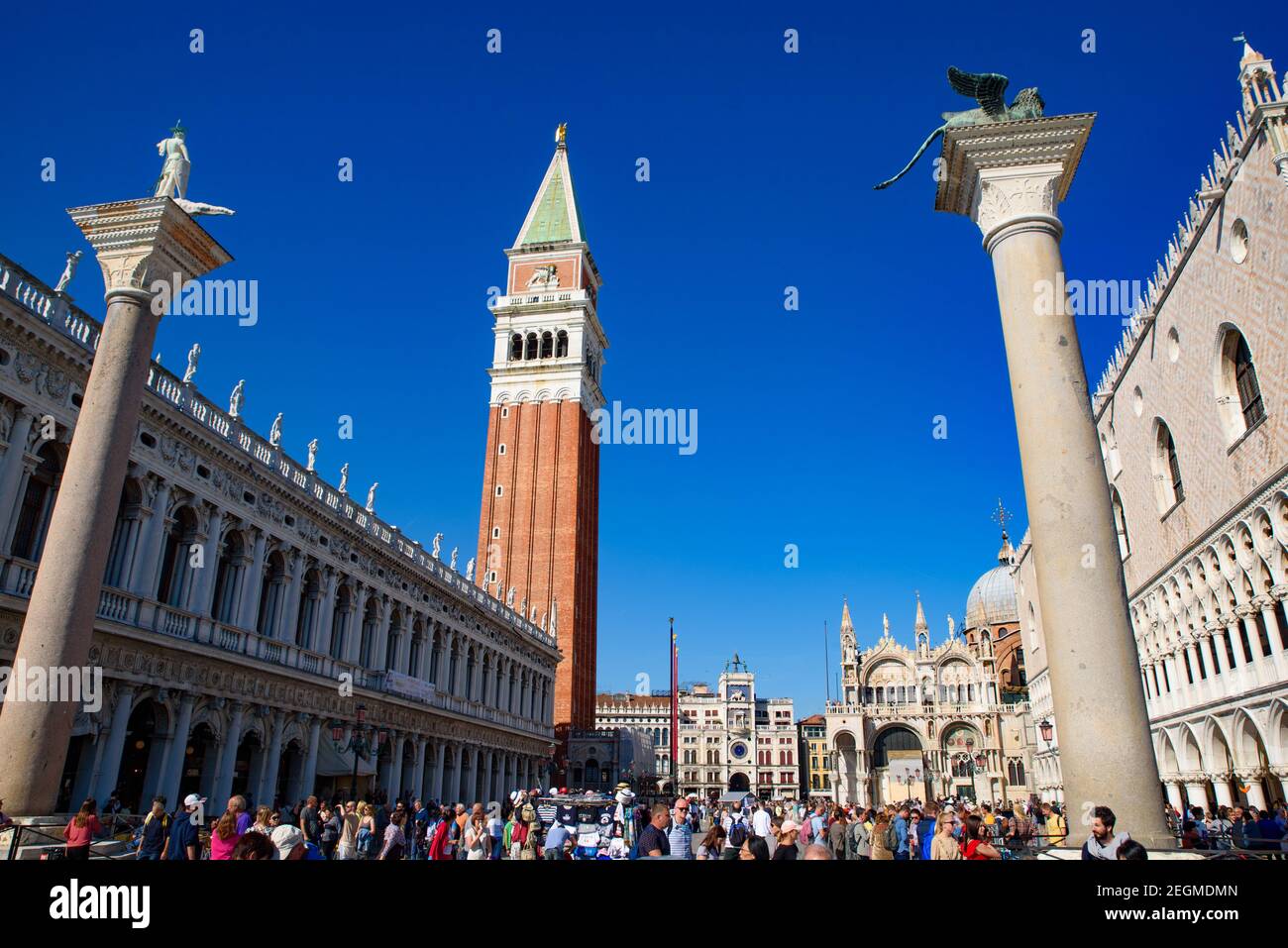 Piazza San Marco a Venezia Foto Stock
