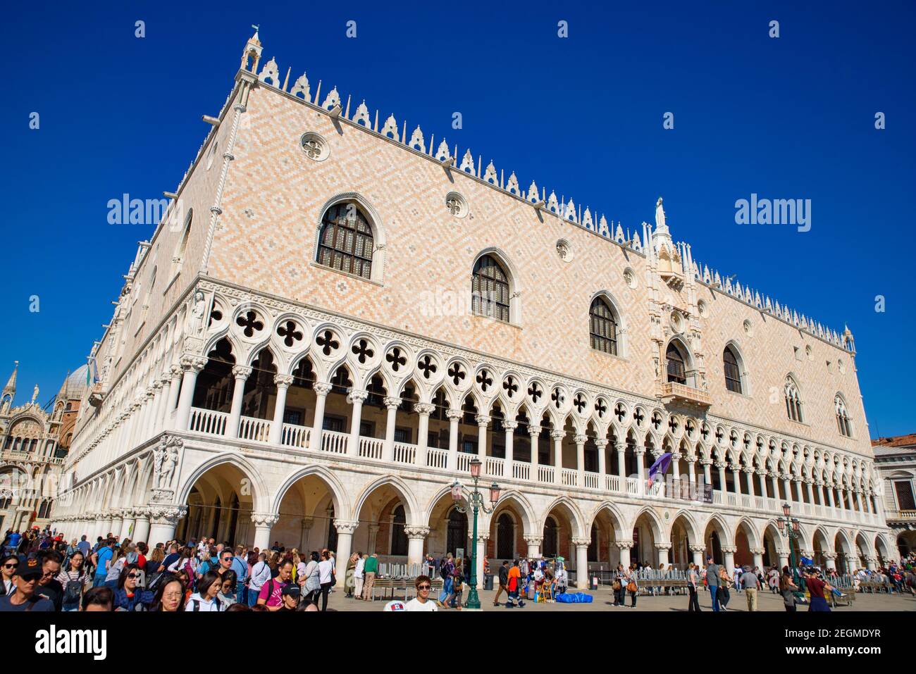 Palazzo Ducale in piazza San Marco (Piazza San Marco), Venezia, Italia Foto Stock