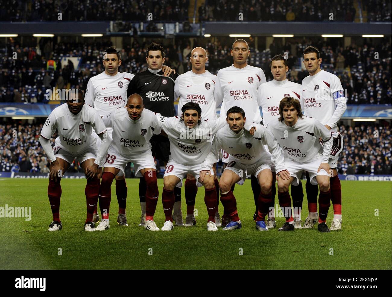 Calcio - Chelsea v cfr Cluj-Napoca - UEFA Champions League Group Stage  Matchday Six Group A - Stamford Bridge - London - England - 08/09 , 9/12/08  cfr Cluj-Napoca giocatori line up