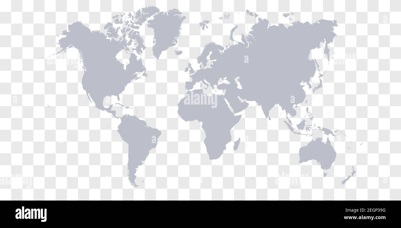 Mappa dettagliata del mondo con illustrazione delle scorte dei paesi Illustrazione Vettoriale