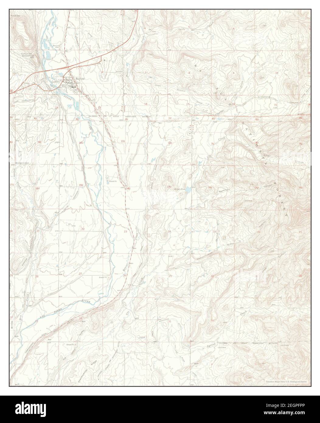 Bayfield, Colorado, mappa 1968, 1:24000, Stati Uniti d'America da Timeless Maps, dati U.S. Geological Survey Foto Stock