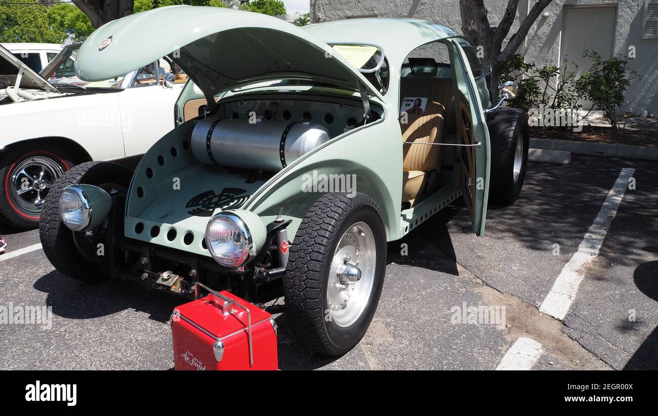 USA, Fort Lauderdale - 21 maggio 2017 - su ordinazione il fetle di volkswagen alimentato a gas naturale Foto Stock
