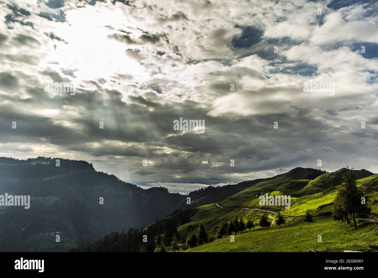 Varie vedute di Kullu, Himachal Pradesh Foto Stock