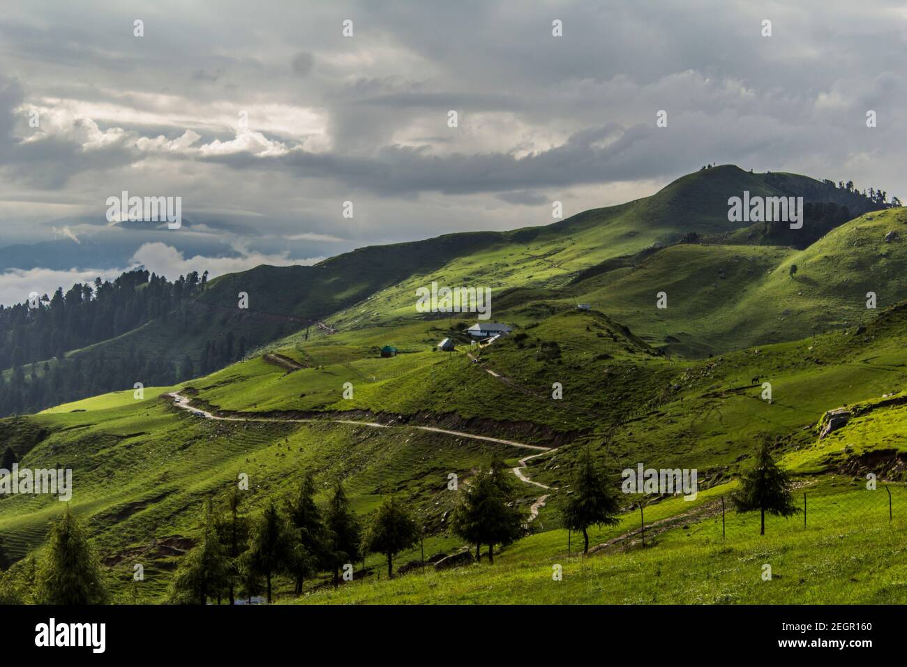 Varie vedute di Kullu, Himachal Pradesh Foto Stock