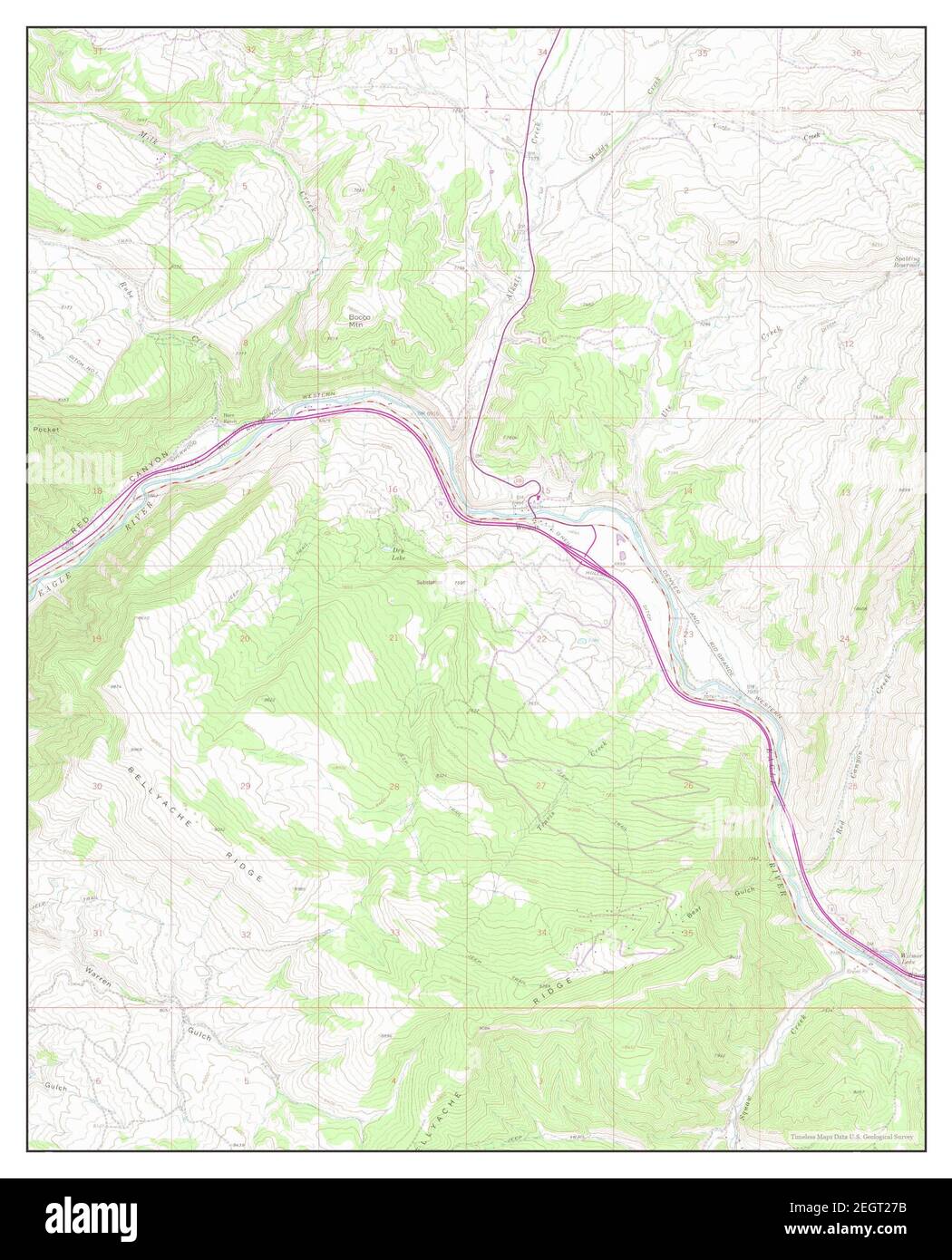Mappa di wolcott, colorado immagini e fotografie stock ad alta
