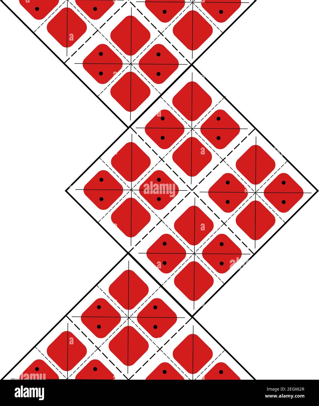Romeno e moldavo senza cuciture con motivi tradizionali. Ripetitivo contesto dell'Europa orientale per l'abbigliamento nazionale. Illustrazione Vettoriale