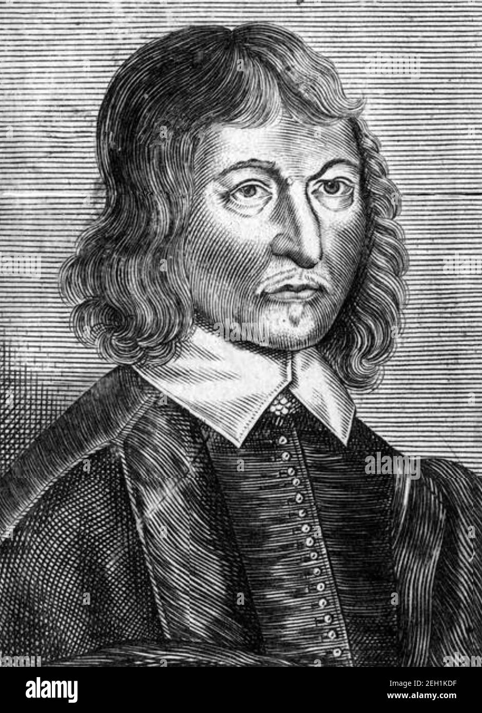 WILLIAM LILLY (160-2-1681) astrologo inglese Foto Stock