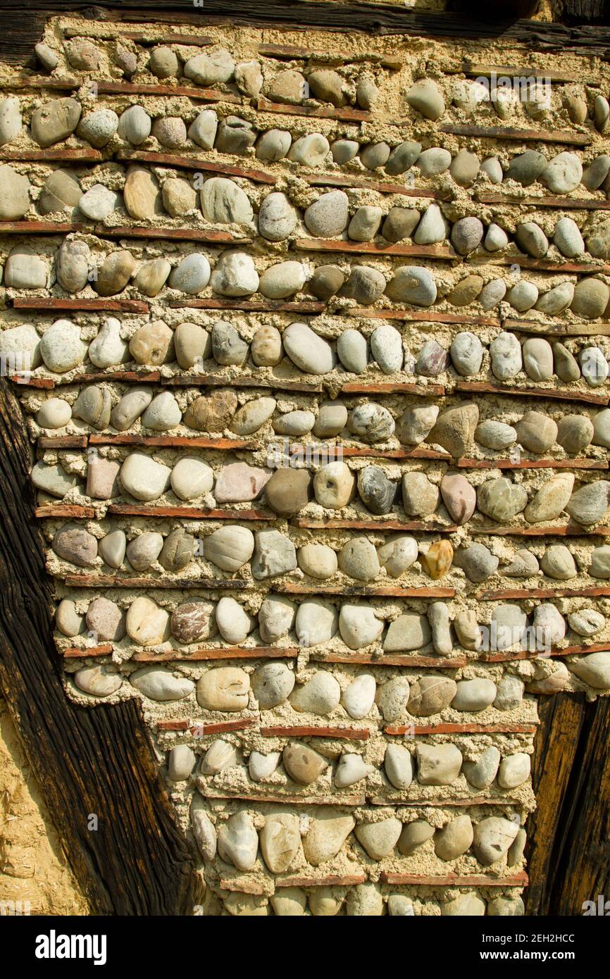 L'Écomusée d'Alsazia è il vivente più grande museo a cielo aperto in Francia e mostra un villaggio alsaziano risalente agli inizi del XX secolo. Essa illustra che cosa r Foto Stock