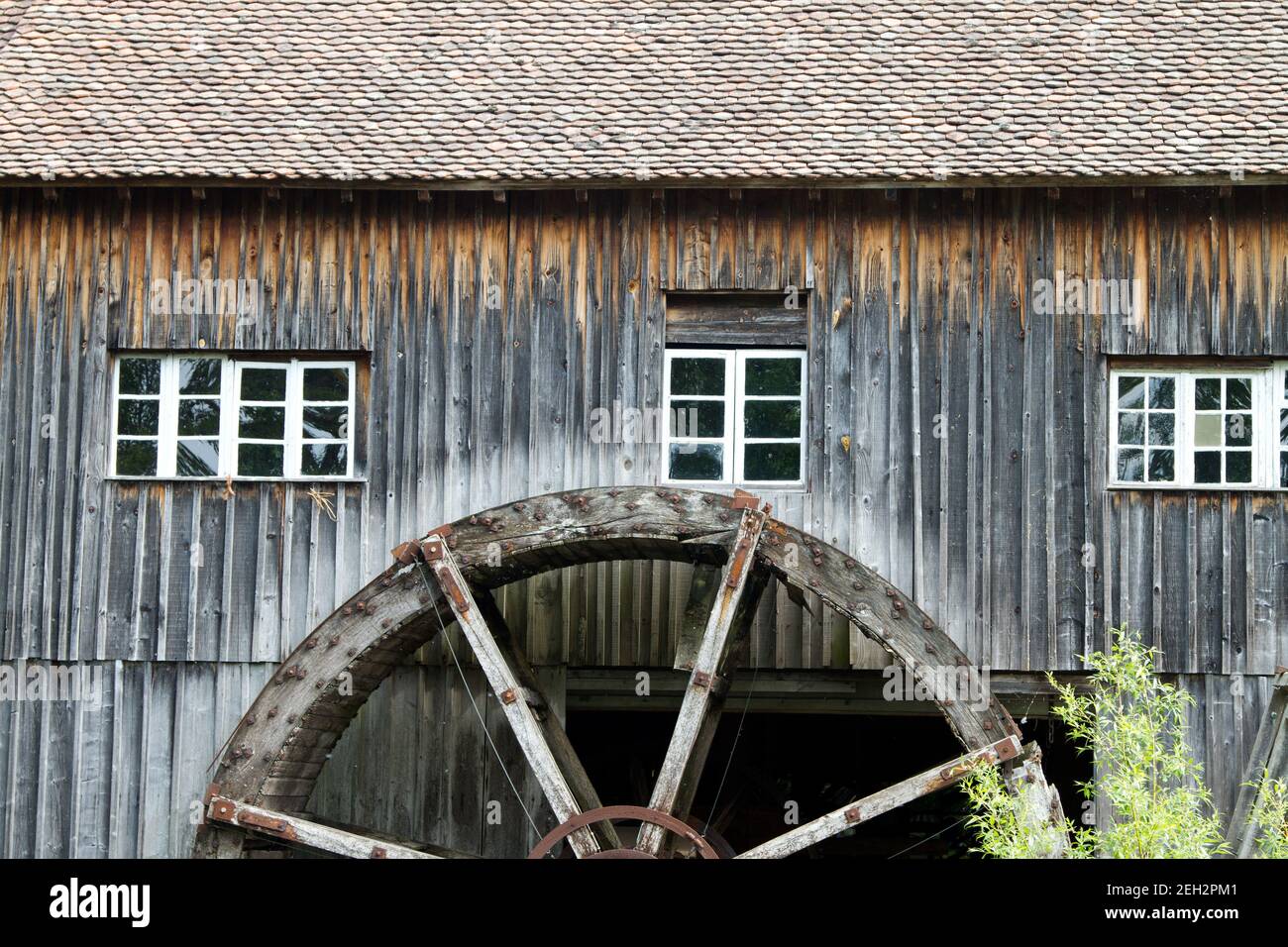 L'Écomusée d'Alsazia è il vivente più grande museo a cielo aperto in Francia e mostra un villaggio alsaziano risalente agli inizi del XX secolo. Essa illustra che cosa r Foto Stock