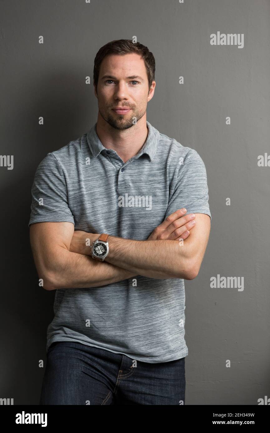 Johannesburg, Sudafrica - 3 ottobre 2016: Gjermund Nesland, ex kickboxer e imprenditore norvegese internazionale Foto Stock