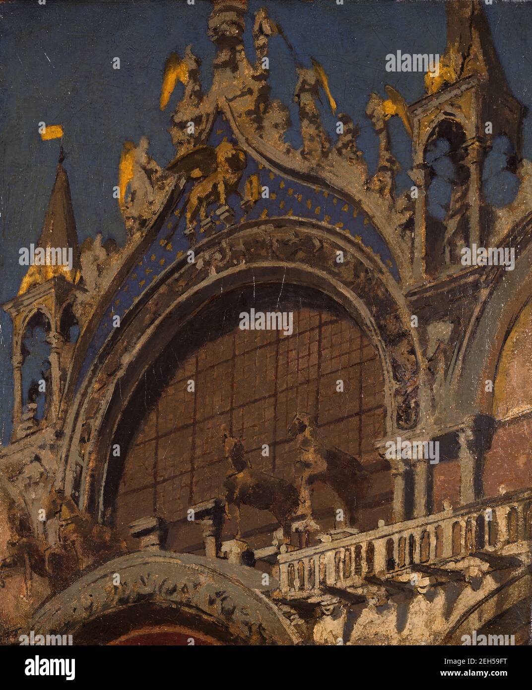 I cavalli di San Marco, Venezia, 1905-06. Foto Stock