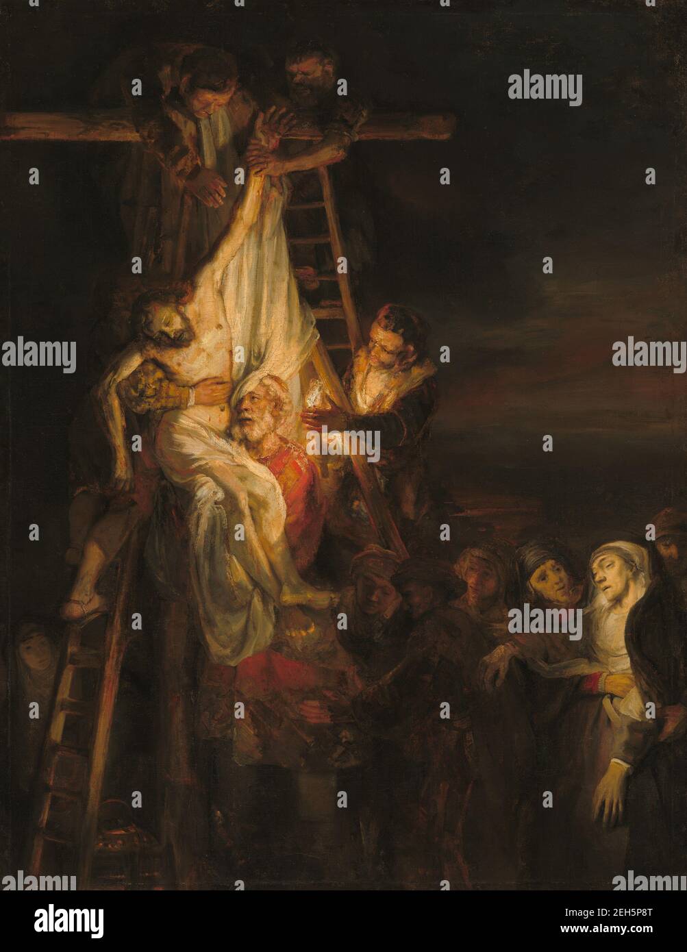 La discesa dalla Croce, 1650/1652. Foto Stock