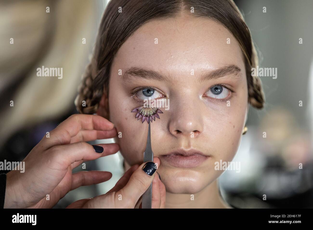 Presentazione DELLA collezione BORA AKSU AW21 per il London Fashion Week Show, Tate Britain, Londra, Regno Unito 19 febbraio 2021 Foto Stock