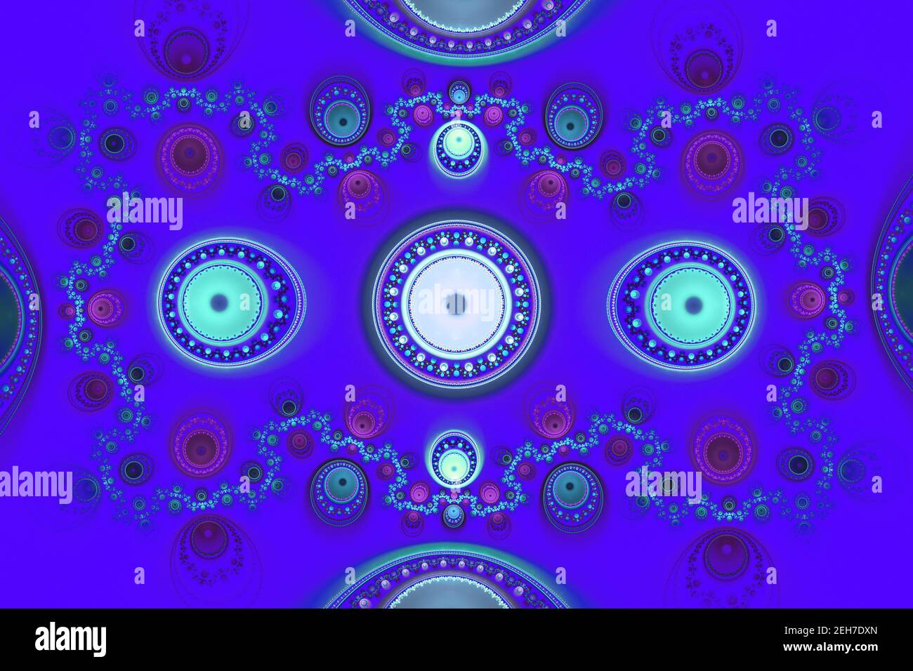 Purple Illustrazione fisica Scienza Quantum Filosofia tempo di Therory dimensioni di viaggio Foto Stock
