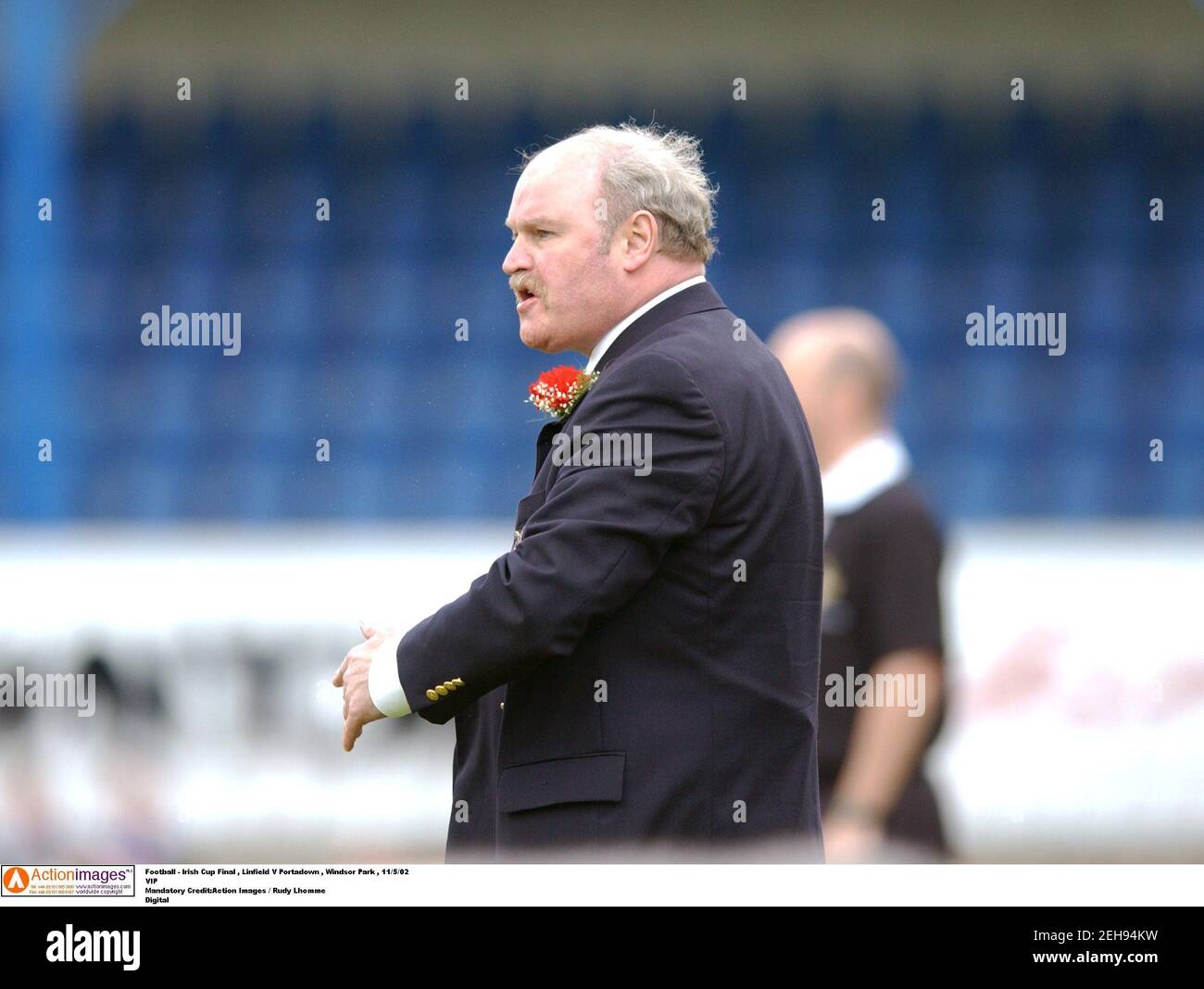 Calcio - Irish Cup Final , Linfield V Portadown , Windsor Park , 11/5/02  VIP Mandatory Credit:Action Images / Rudy Lhomme Digital Foto stock - Alamy