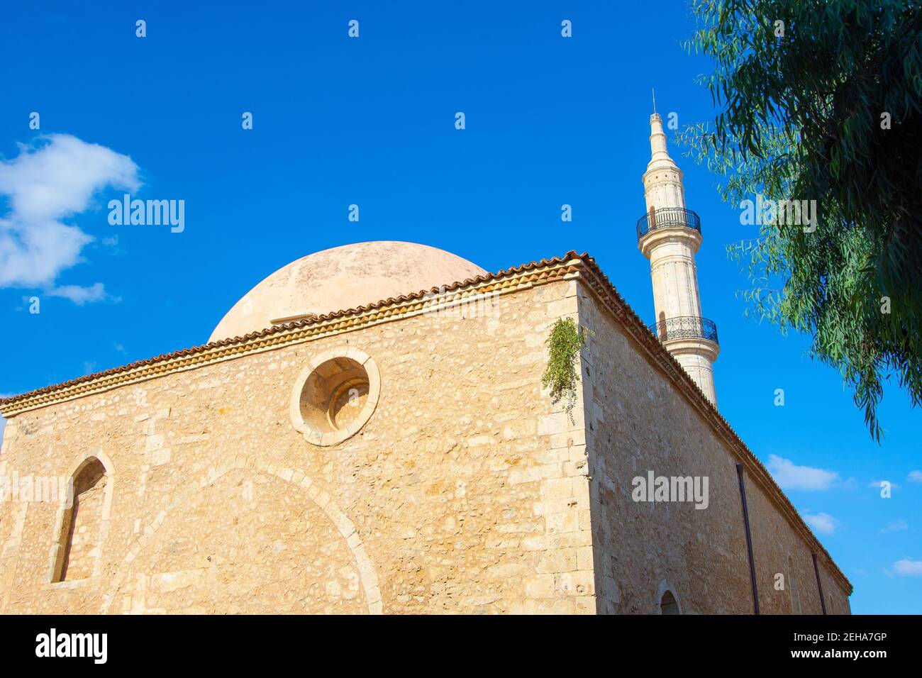Città vecchia di Rethymno, Creta, Grecia Foto Stock