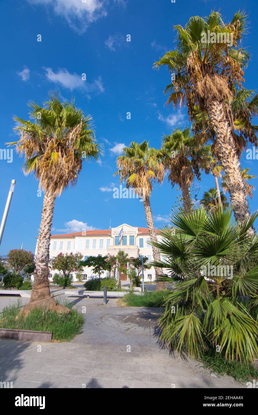 Città vecchia di Rethymno, Creta, Grecia Foto Stock