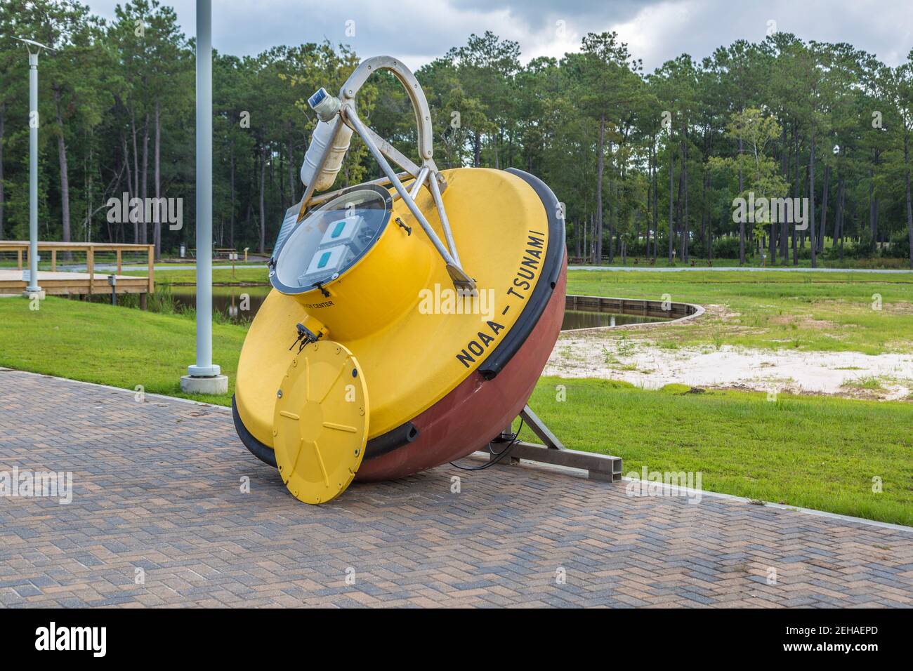 Centro visitatori Infinity Science Center presso il John C. Stennis Space Center, nella contea di Hamock, Mississippi Foto Stock