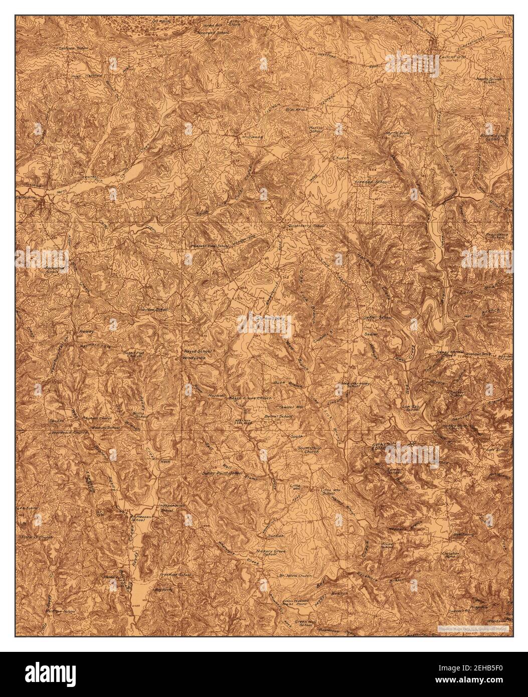 Mappa di leitchfield kentucky immagini e fotografie stock ad alta