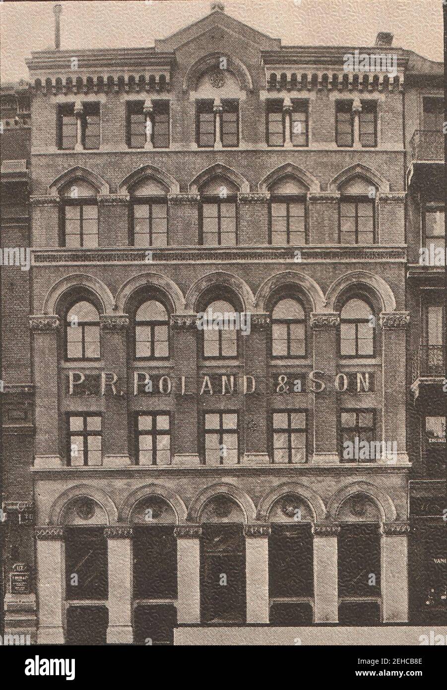 P. R. Poland & Son, Londra, otto generazioni di Fur Trading (01). Foto Stock