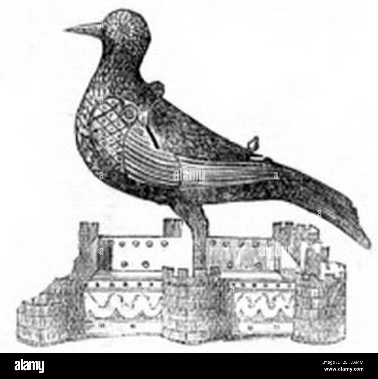 P453-XIII secolo. Ciborio. Foto Stock