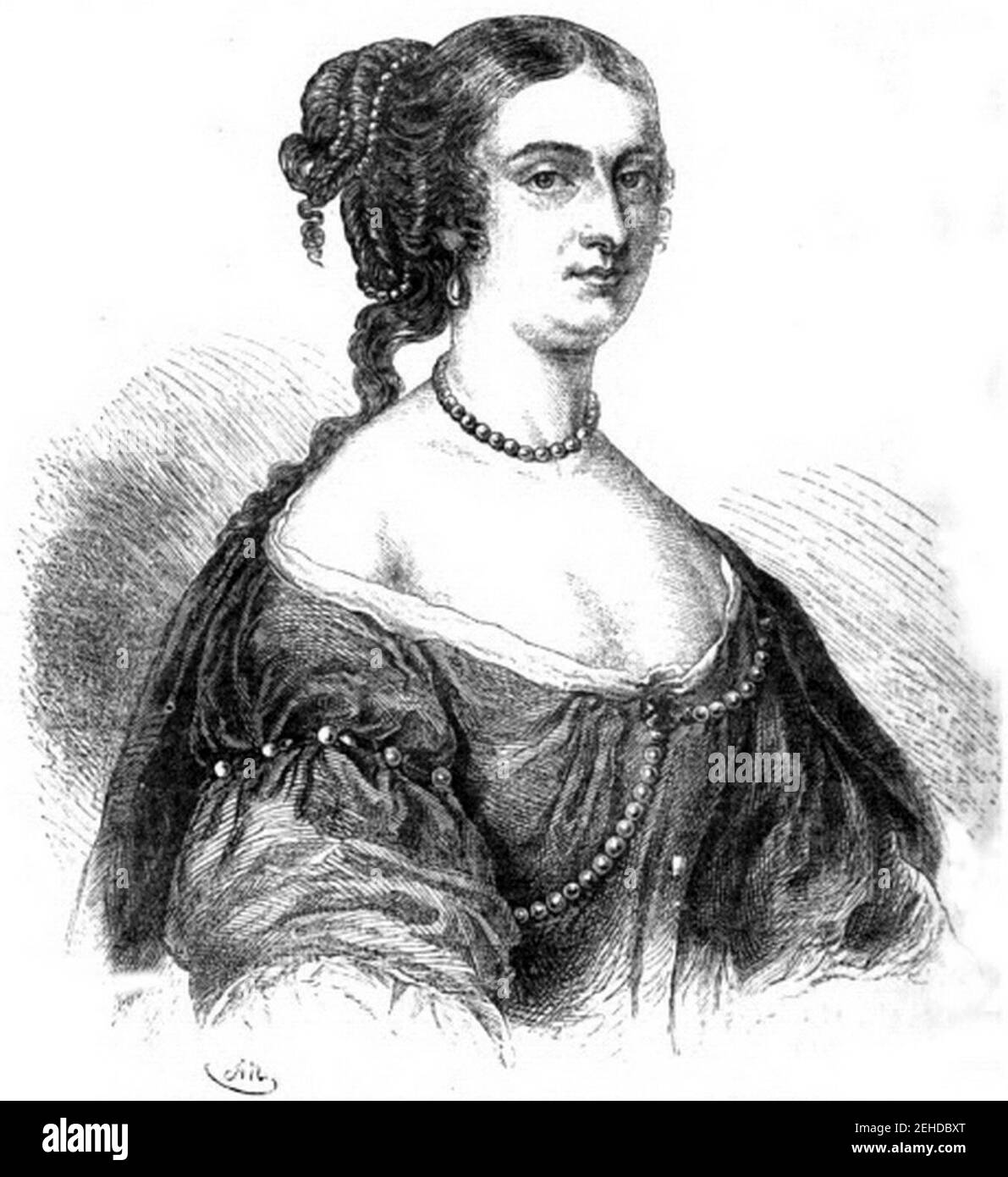 P498 Lady Rachael Russell, moglie del Signore William Russell. Foto Stock