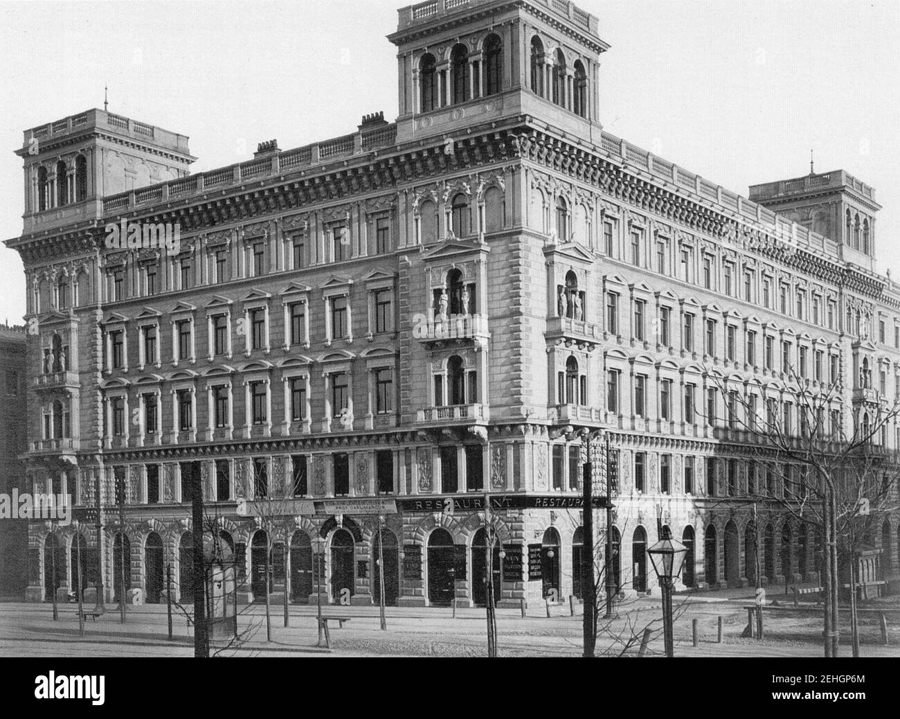 Palais Schlesinger-Horowitz, ca. 1875. Foto Stock