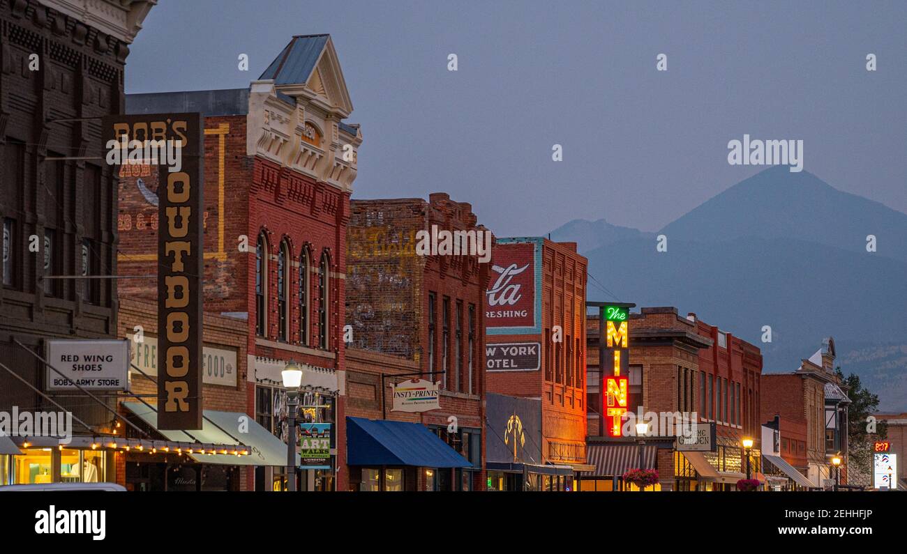 Livingston, Montana Foto Stock