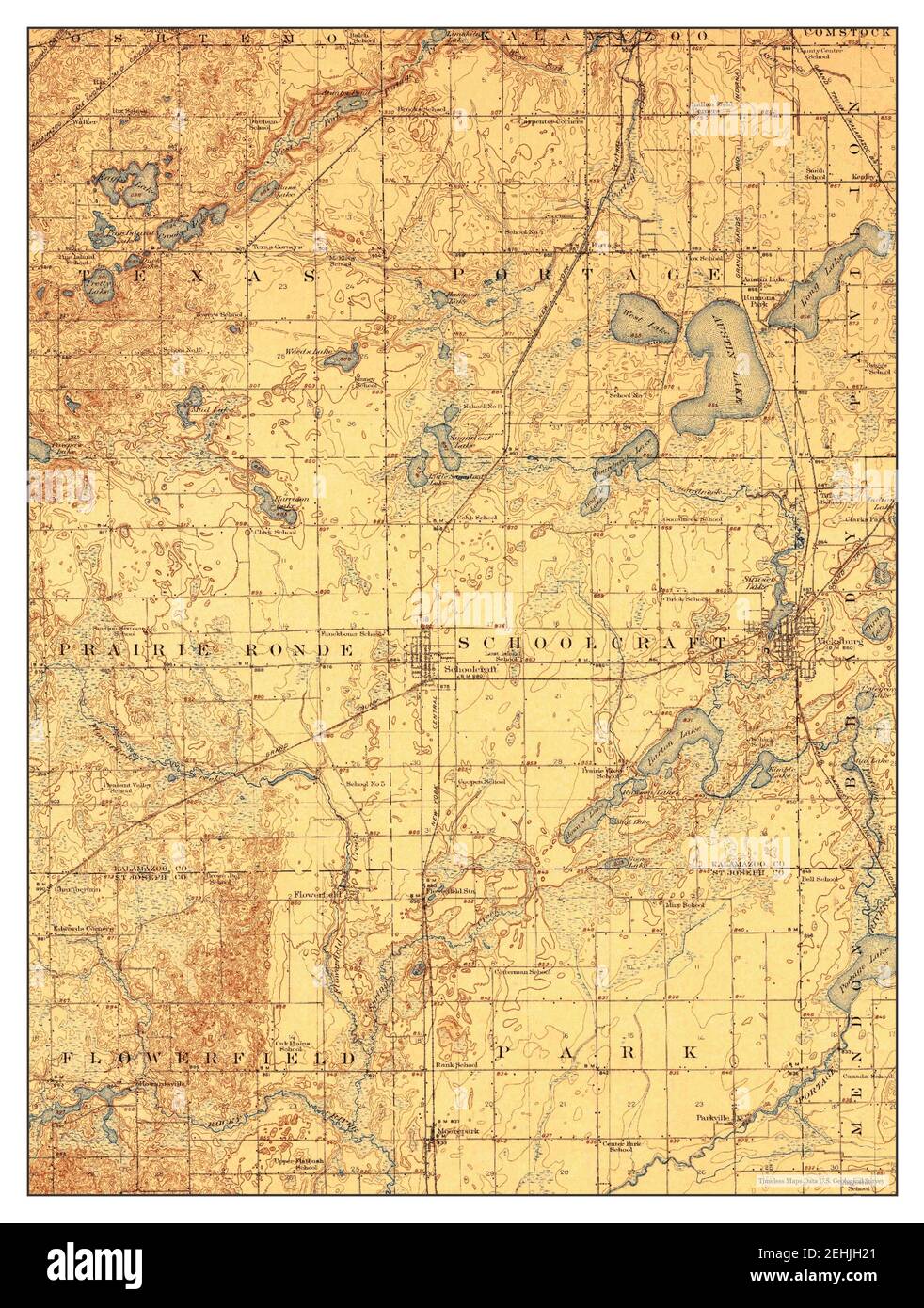 Mappa di schoolcraft immagini e fotografie stock ad alta risoluzione