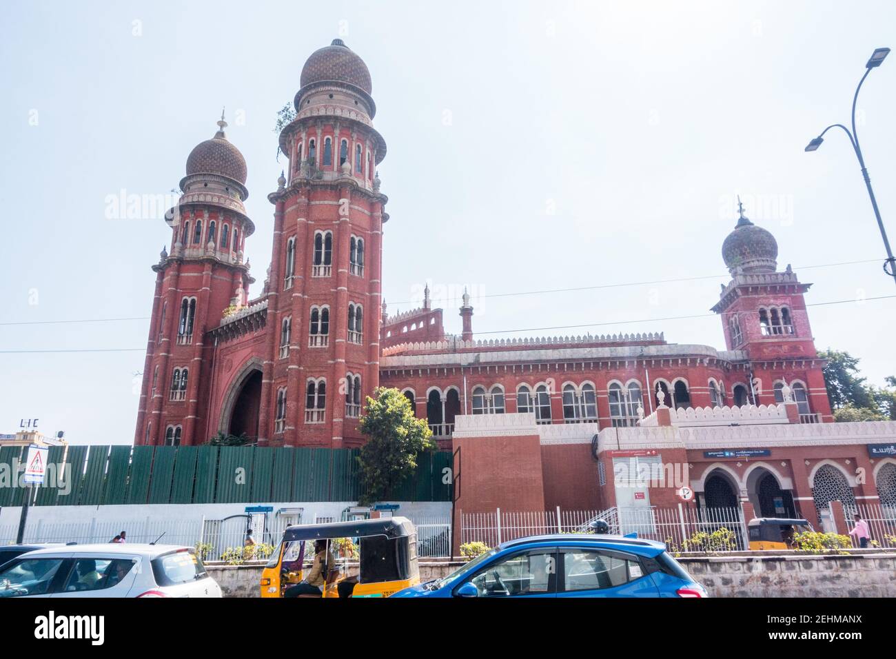 Chennai High Court per legge e ordine Foto Stock