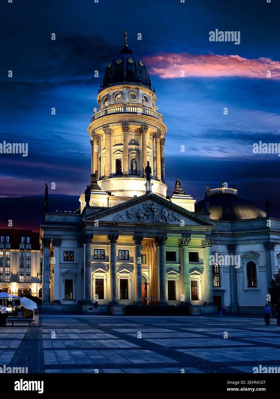Piazza Gendarmenmarkt a Mitte Berlino Foto Stock