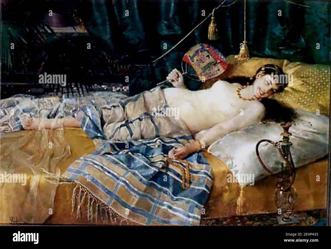 Pasquale Celommi - l'odalisca (CelommiP-43). Foto Stock