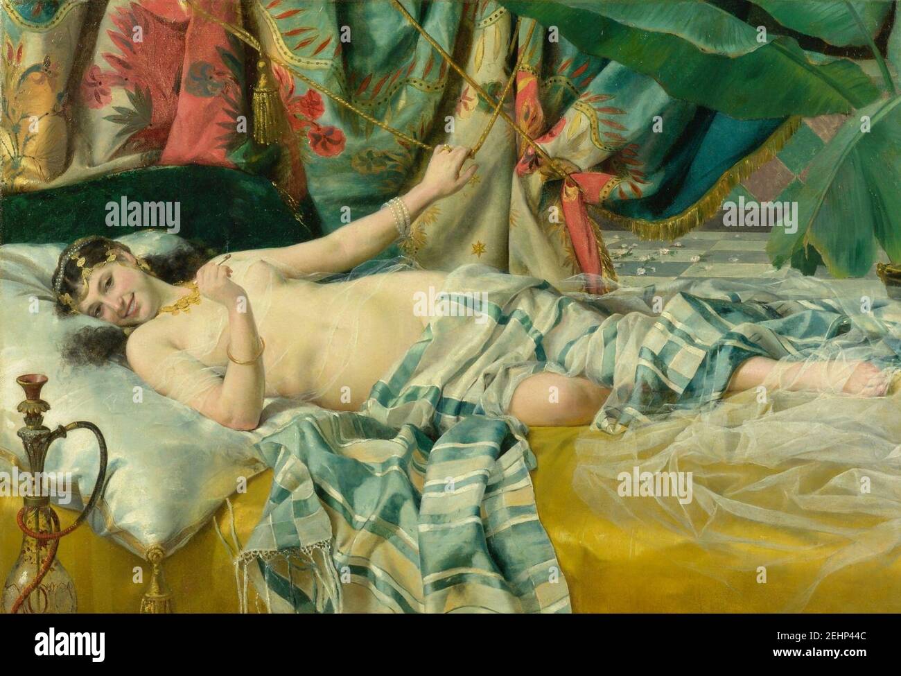 Pasquale Celommi - l'odalisca (CelommiP-62). Foto Stock