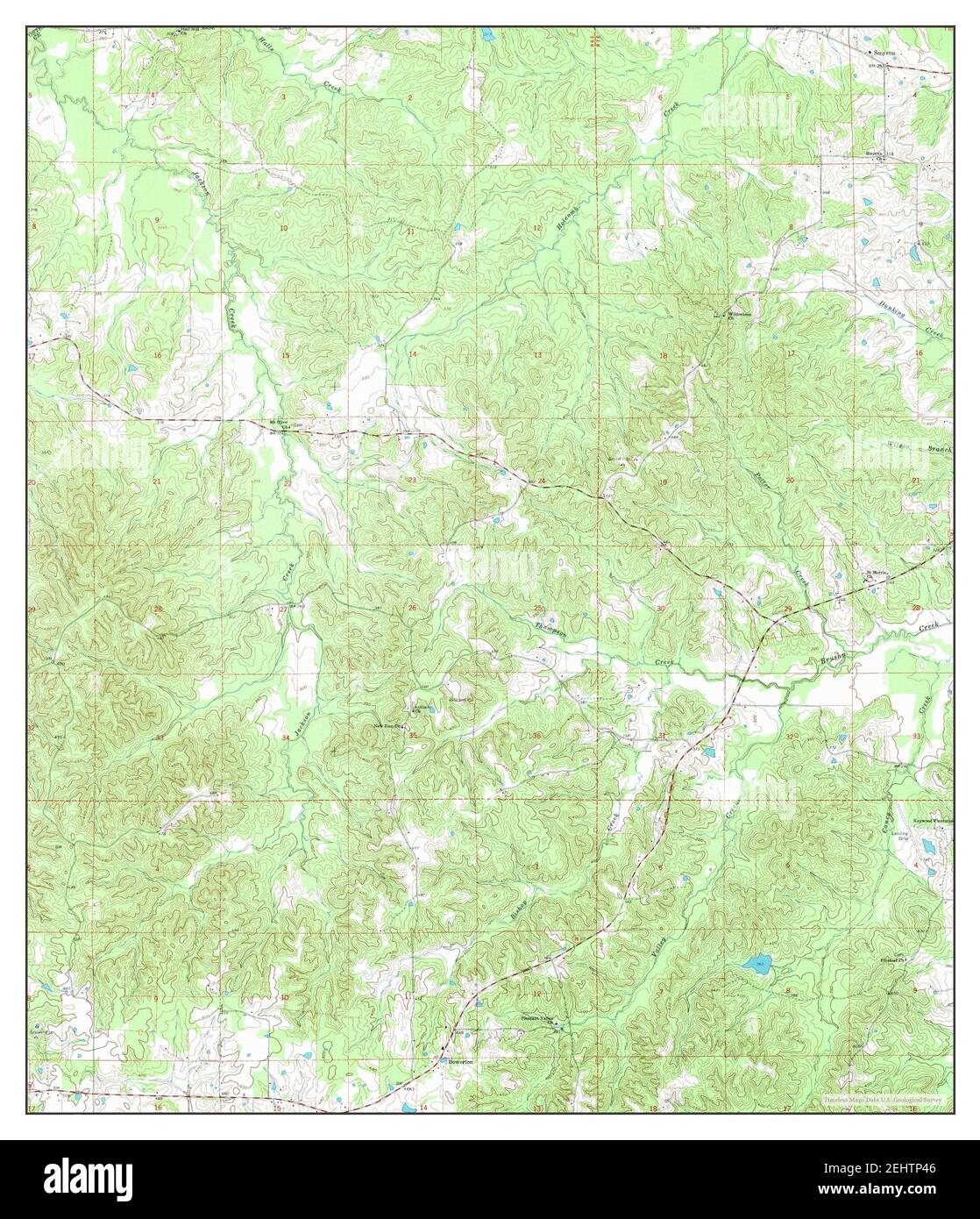 Smyrna, Mississippi, mappa 1963, 1:24000, Stati Uniti d'America da Timeless Maps, dati U.S. Geological Survey Foto Stock