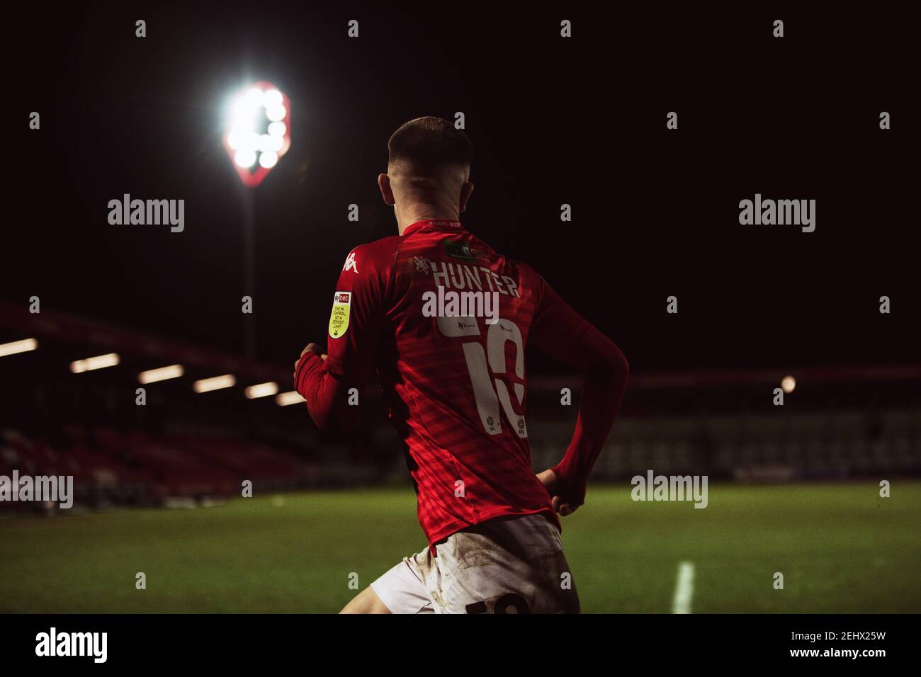 Cacciatore Di Cenere. Salford City FC. Foto Stock