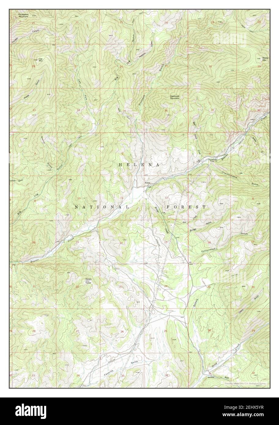 Nelson, Montana, mappa 1962, 1:24000, Stati Uniti d'America da Timeless Maps, dati U.S. Geological Survey Foto Stock