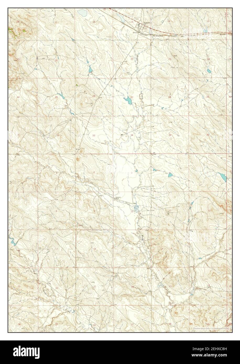 Sumatra, Montana, mappa 1962, 1:24000, Stati Uniti d'America da Timeless Maps, dati U.S. Geological Survey Foto Stock