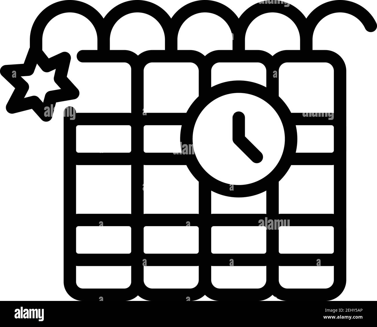 Dynamite Icona. Delineare Dynamite Icona vettoriali per il web design isolato su sfondo bianco Illustrazione Vettoriale