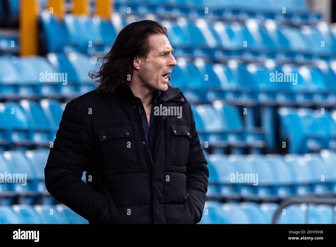 Gareth Ainsworth, Manager del Wycombe Wanderers FC a Londra, Regno Unito, il 20/2021. (Foto di Jane Stokes/News Images/Sipa USA) Foto Stock