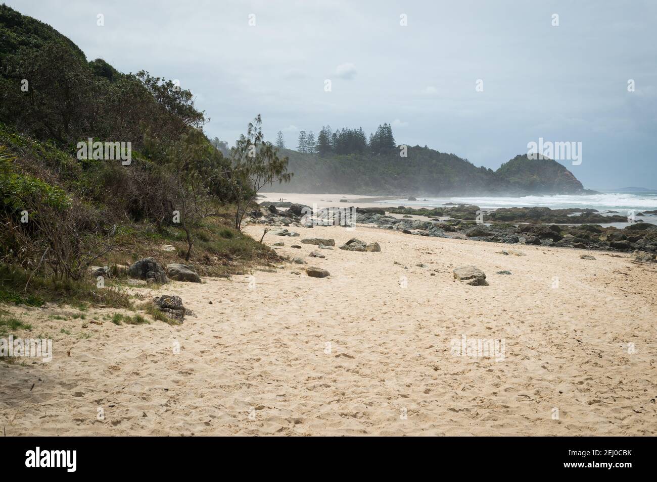 Shelly Beach e Noby Head, Port Macquarie, nuovo Galles del Sud, Australia. Foto Stock