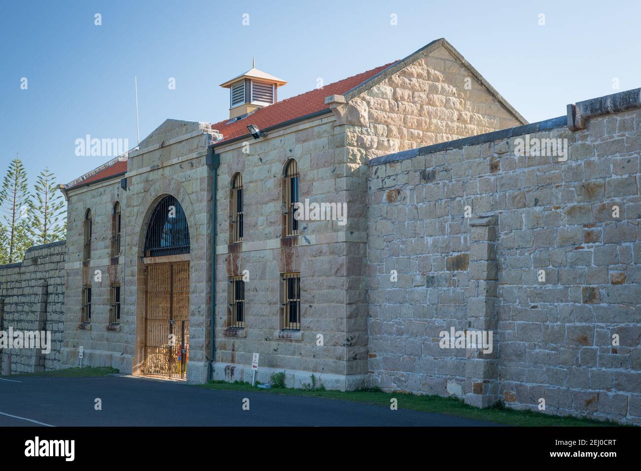 Trial Bay Jail, South West Rocks, New South Wales, Australia. Foto Stock