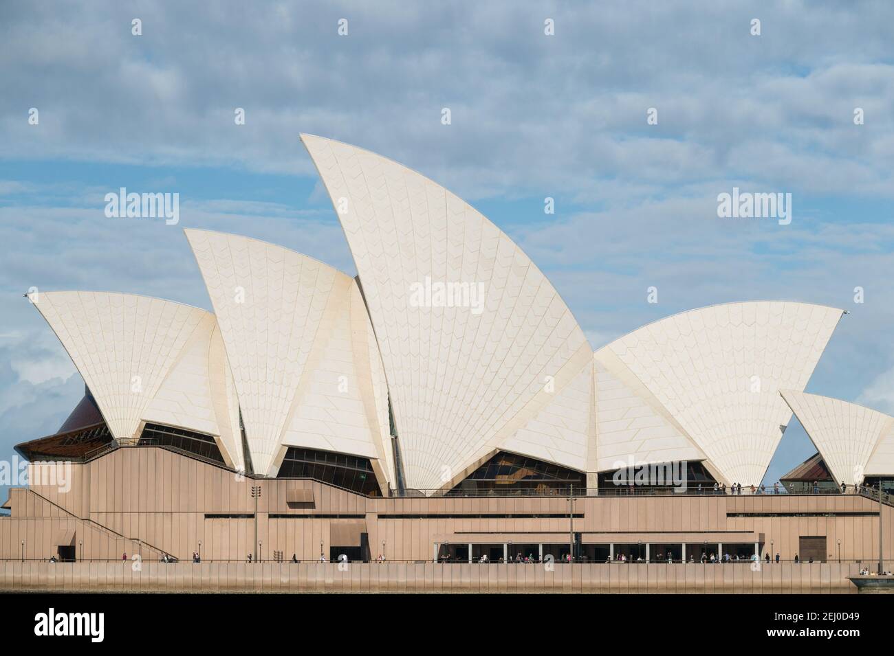 La Sydney Opera House, Bennelong Point, Sydney, nuovo Galles del Sud, Australia. Foto Stock
