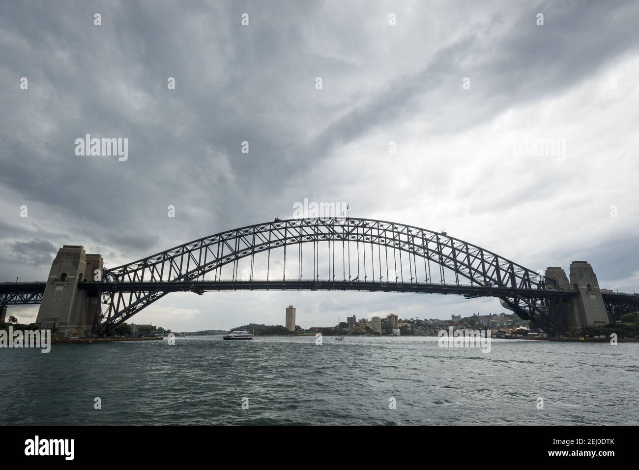 Il Sydney Harbour Bridge, Sydney, New South Wales, Australia. Foto Stock