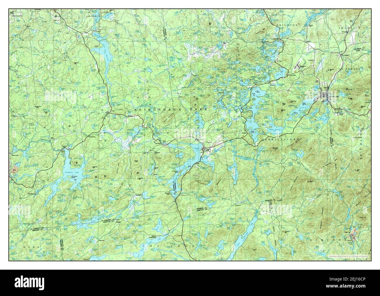 Mappa del lago tupper immagini e fotografie stock ad alta risoluzione